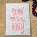 Carte à planter Love you Mom