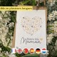 Carte à planter Bonne Fête Maman Coeur Jaune