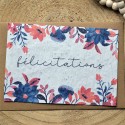 Carte à planter Félicitations Fleurs