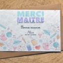 Carte à planter Merci Maître personnalisée