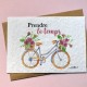 Carte à planter vélo Prendre le temps