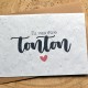 Carte à planter Tu vas être Tonton - Annonce Grossesse