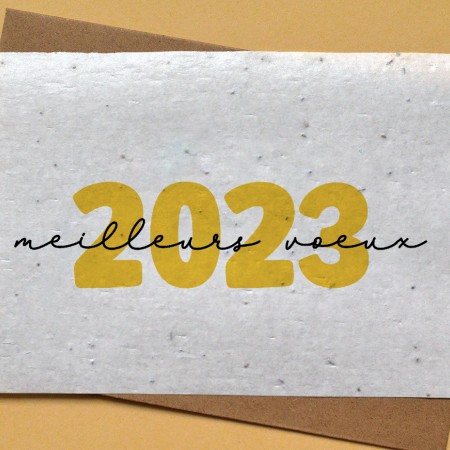 Carte à planter Meilleurs Voeux 2023