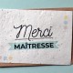 Carte à planter Merci Maîtresse