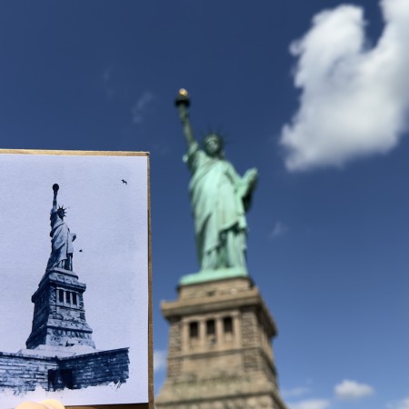 Carte à planter Statue de la liberté - Souvenir de New York