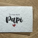 Carte à planter Tu vas être Papi - Annonce Grossesse