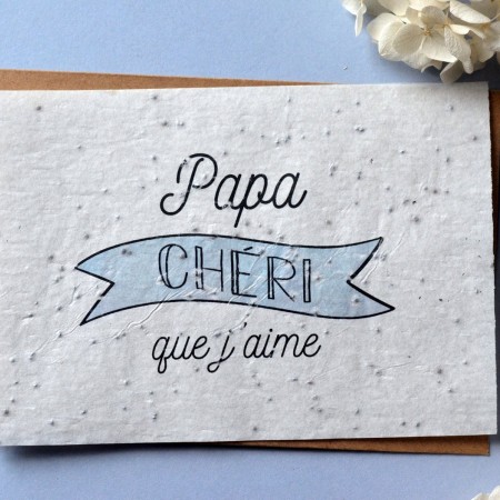 Carte à planter Papa Chéri