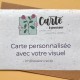 Carte à planter Logo et texte de votre choix