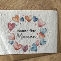 Carte à planter Bonne Fête Maman Coeurs