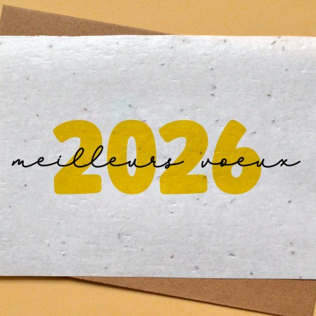 Carte à planter Meilleurs Voeux 2025