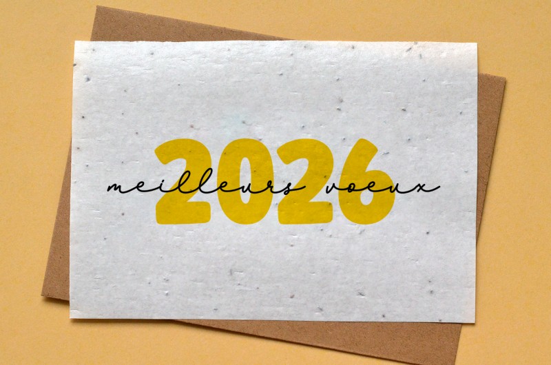 Carte à planter Meilleurs Voeux 2025