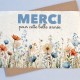 Carte à planter Merci pour cette belle année