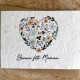 Carte à planter Bonne Fête Maman Coeur bleu