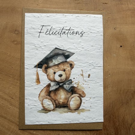 Carte à planter Félicitations diplôme