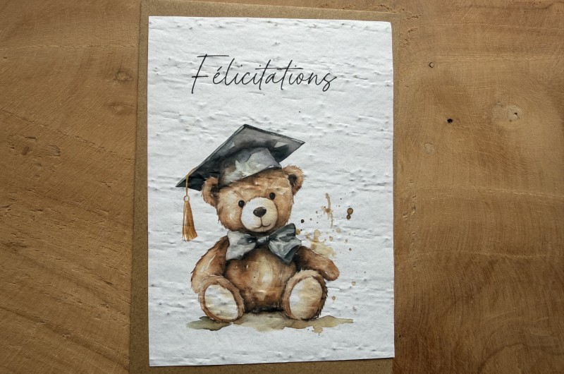 Carte à planter Félicitations diplôme