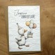 Carte à planter Joyeux Anniversaire Canard