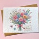 Carte à planter Merci avec un coeur