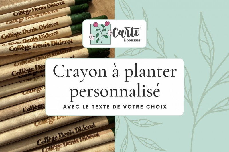 Crayon à planter Personnalisé