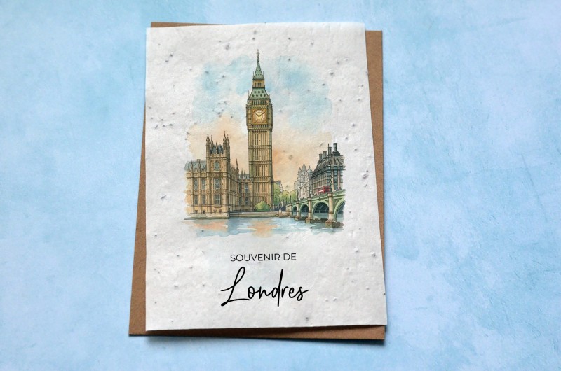 Carte à planter London - Souvenir de Londres