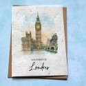 Carte à planter London - Souvenir de Londres