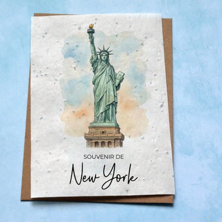 Carte à planter Statue de la liberté - Souvenir de New York