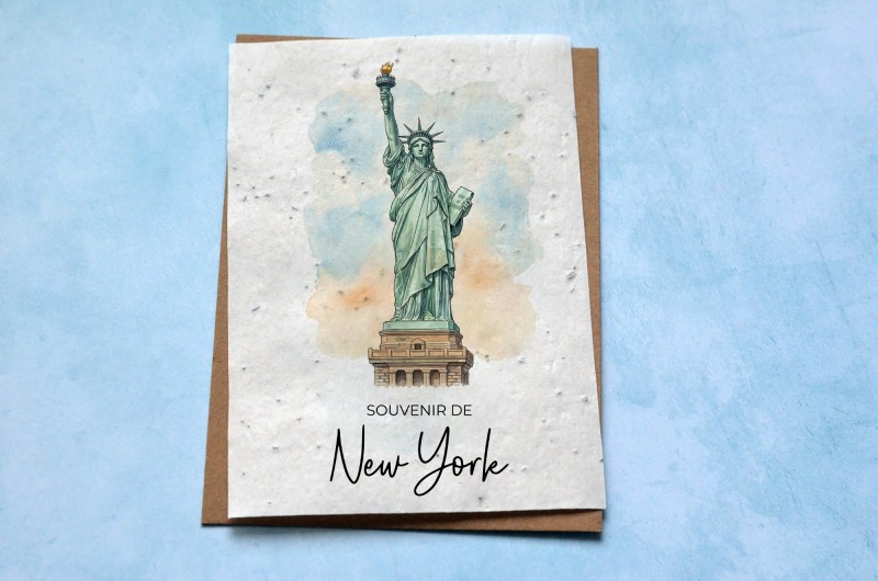 Carte à planter Statue de la liberté - Souvenir de New York