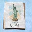 Carte à planter Statue de la liberté - Souvenir de New York