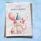 Carte à planter Joyeux Anniversaire Axolotl