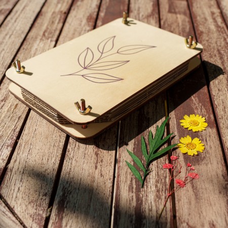 Presse à fleurs en bois. Presse à fleurs pour herbier grand format