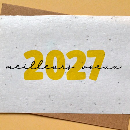 Carte à planter Meilleurs Voeux 2027