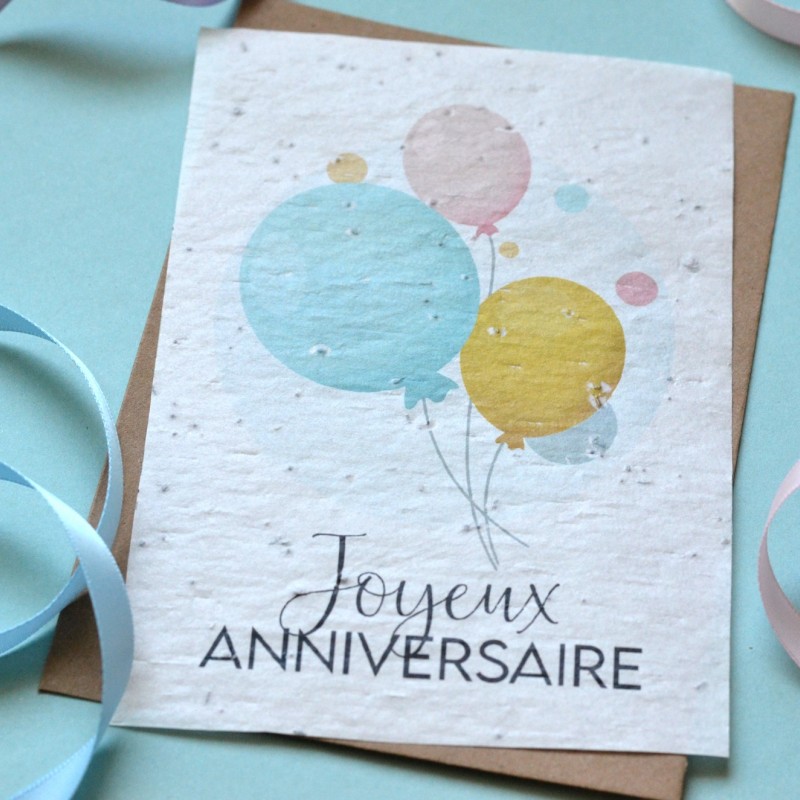 Carte à planter anniversaire papa – Sochizen