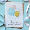 Carte à planter Joyeux Anniversaire